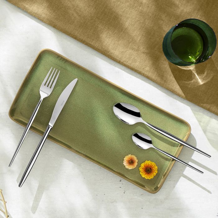 Ensemble de Cuillères Amefa Soprano Métal Acier inoxydable 12 Unités 1