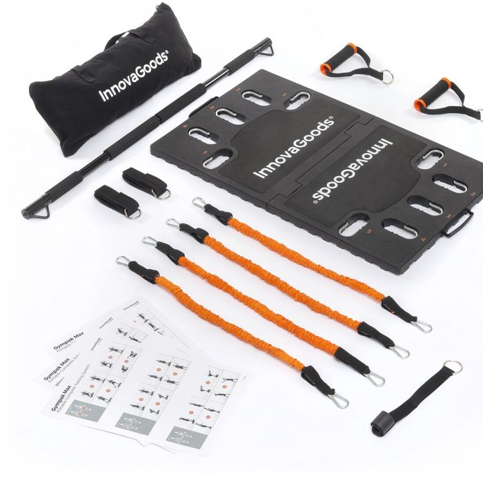 Système d'entrainement complet portatif avec guide d'exercices Gympak Max InnovaGoods 2 Système d'entrainement complet portatif avec guide d'exercices Gympak Max InnovaGoods 2