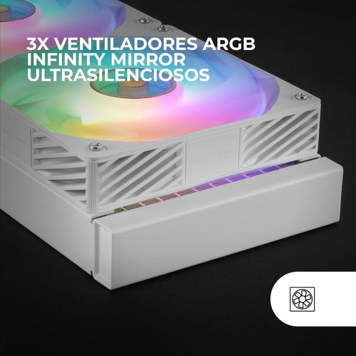 Ventilateur CPU Mars Gaming MLVISIONPRO360W 5 Ventilateur CPU Mars Gaming MLVISIONPRO360W 5