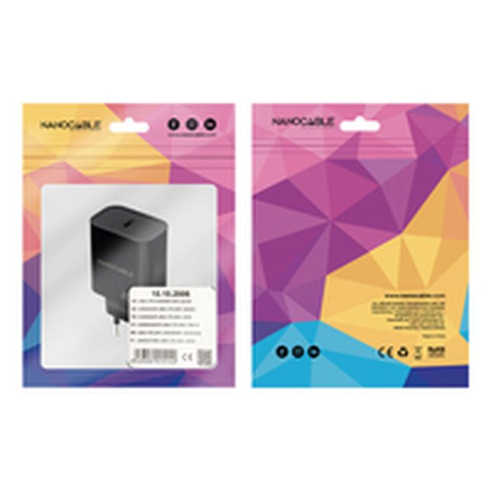 Chargeur mural NANOCABLE 10.10.2006 Noir 1 Chargeur mural NANOCABLE 10.10.2006 Noir 1