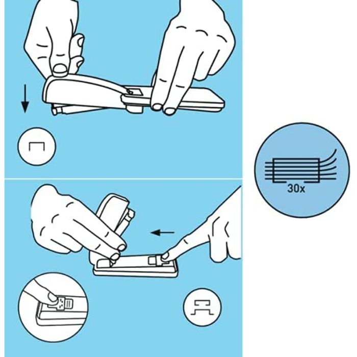 Agrafeuse Petrus 226 Bleu 2