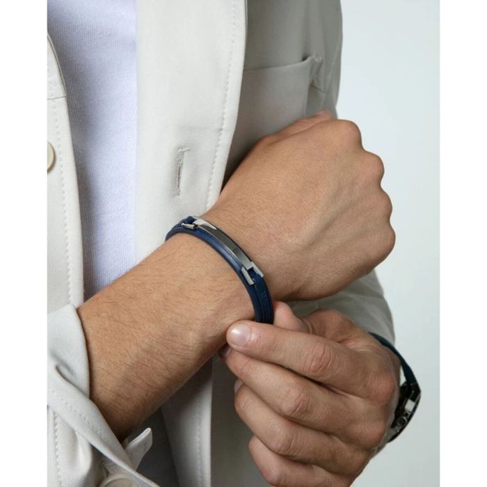 Bracelet Homme Viceroy 75378P01013 Argent 925 Bleu 1 Bracelet Homme Viceroy 75378P01013 Argent 925 Bleu 1