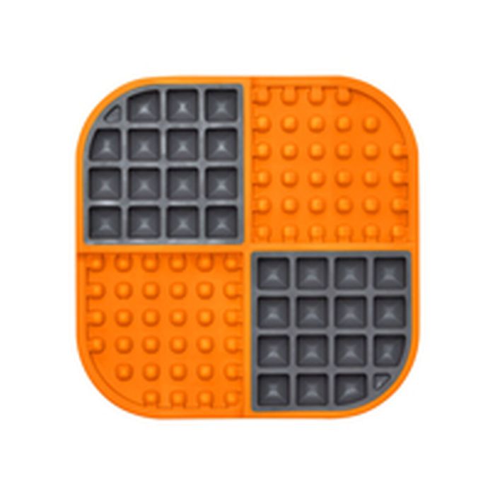 Mangeoire pour chiens Lickimat Dog Slomo Orange polypropylène TPR 3