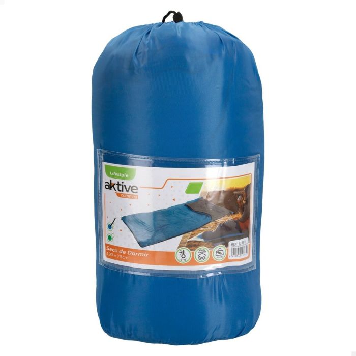 Sac de Couchage Aktive 1 Cape 190 x 2,5 x 75 cm (4 Unités) 2