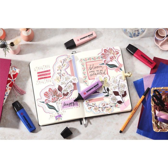 Marqueur fluorescent Stabilo NATURECOLORS WILDFLOWE Lila (10 Unités) 5