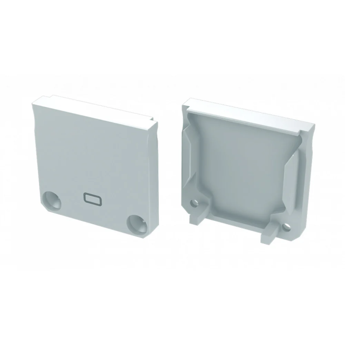 Bouchon de Finition de Profil en Aluminium Argenté - Type DILEDA 0 Bouchon de Finition de Profil en Aluminium Argenté - Type DILEDA 0