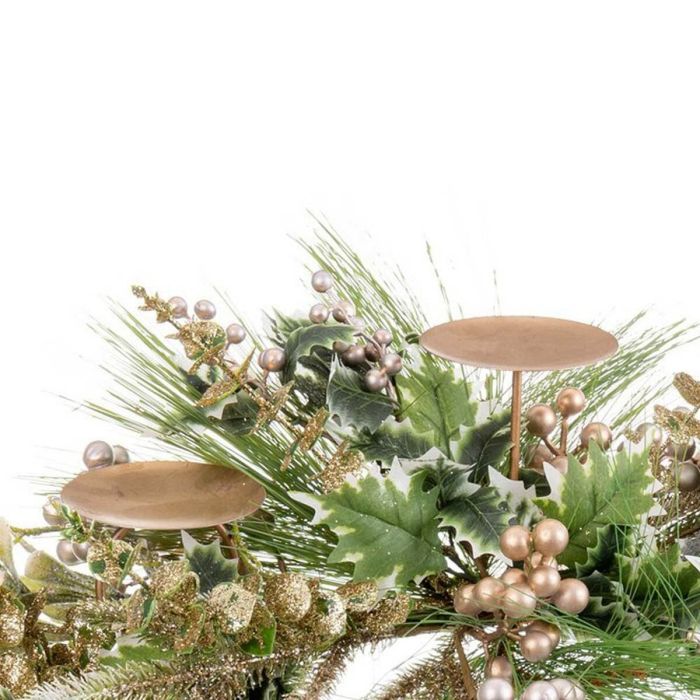 Bougeoirs de Noël Multicouleur Champagne 77 cm 77 X 20 X 20 CM 2