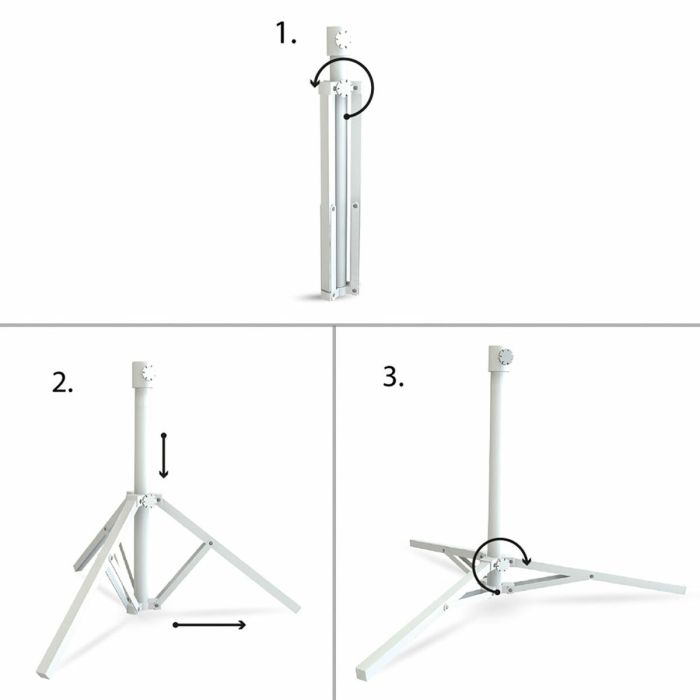 Base pour parapluie Aktive 78,5 x 58,5 x 78,5 cm 78 x 58 x 78 cm (4 Unités) 4