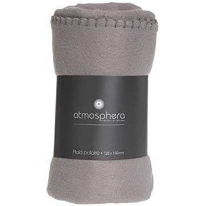 Couverture Polaire Atmosphera Marron Coton 125 x 150 cm 2 Couverture Polaire Atmosphera Marron Coton 125 x 150 cm 2