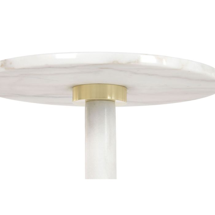Table d'appoint Home ESPRIT Blanc Doré 41 X 41 X 58 CM 3 Table d'appoint Home ESPRIT Blanc Doré 41 X 41 X 58 CM 3