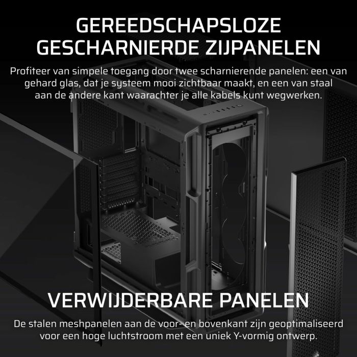 Boîtier ATX semi-tour Corsair Noir 8 Boîtier ATX semi-tour Corsair Noir 8