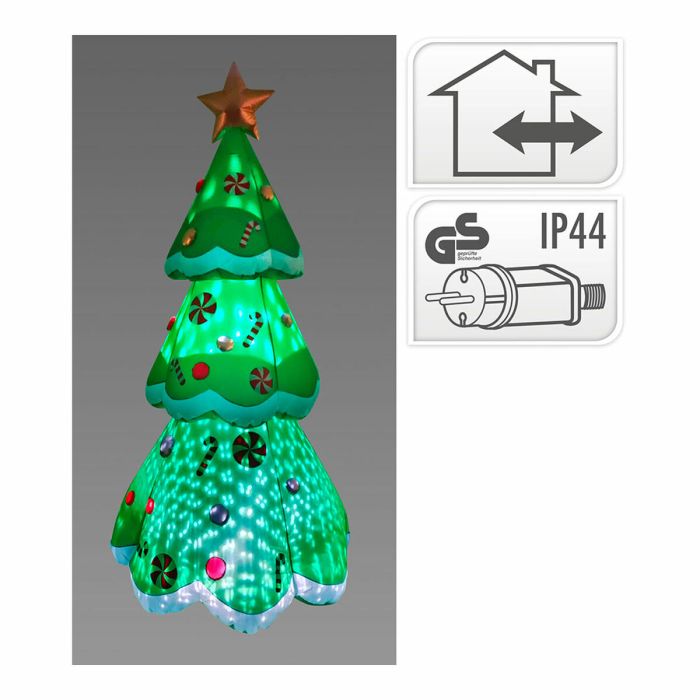 Sapin de Noël BASIC & CO Polyester polypropylène 110 X 110 X 240 CM Gonflable 1