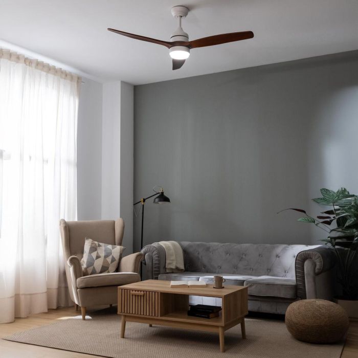 Ventilateur de Plafond avec Lumière Cecotec EnergySilence Aero 5230 18 W 40 W Blanc Noir Bois (3000-6500 K) 4