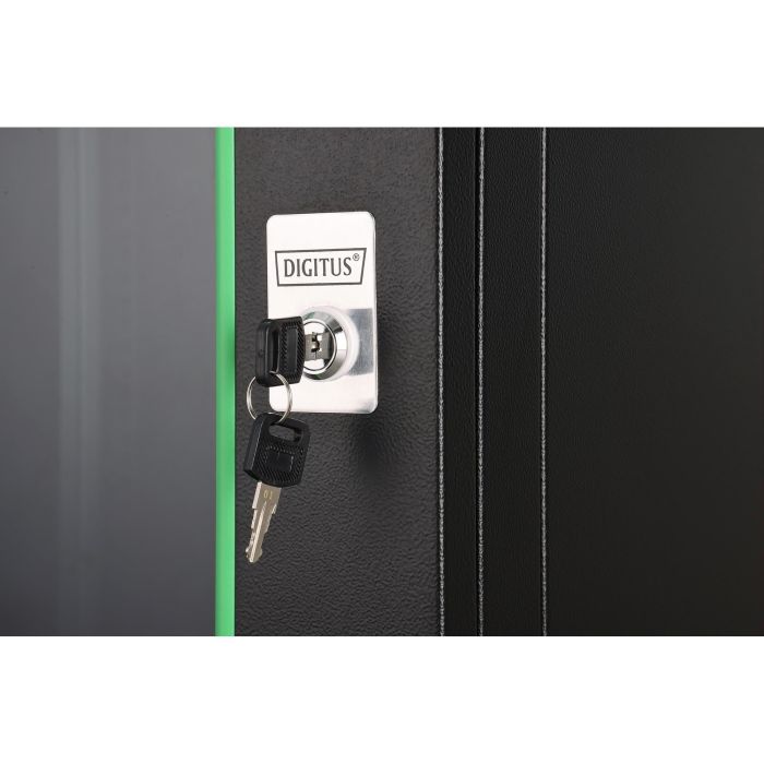 DIGITUS Wandgehäuse Dynamic 9HE 474x600x600mm schwarz 8