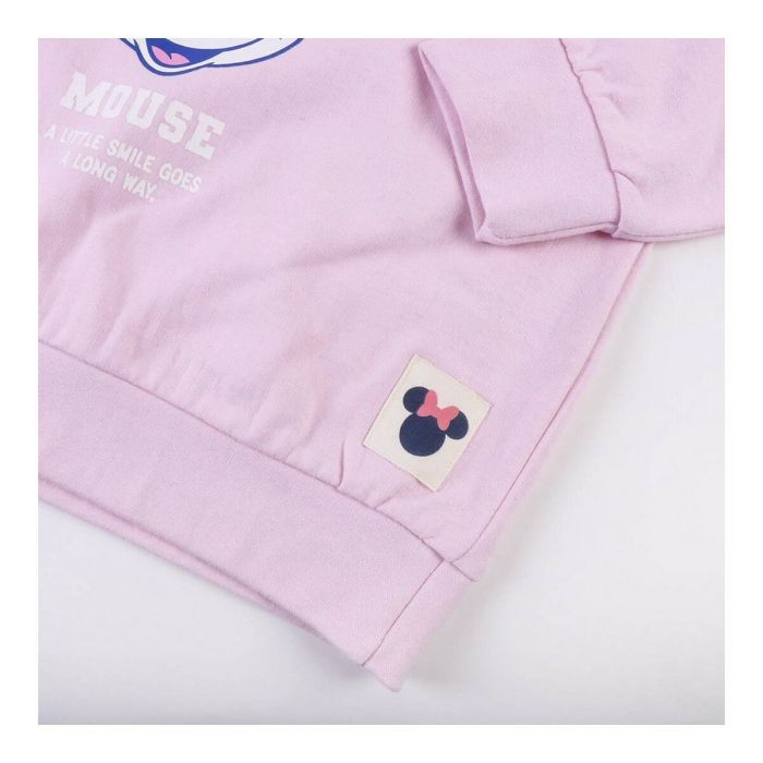 Sweat-shirt Enfant Minnie Mouse Rose 3 Sweat-shirt Enfant Minnie Mouse Rose 3