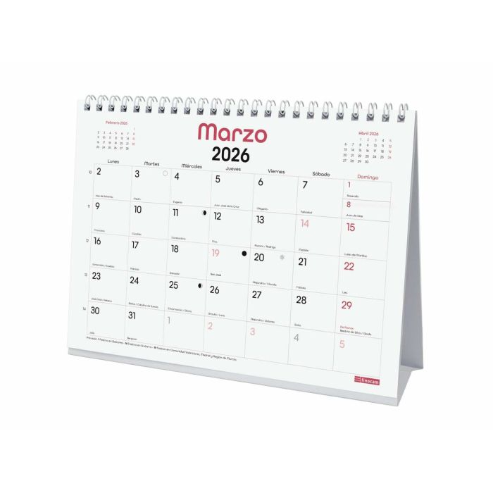 Calendrier de bureau Finocam Multicouleur Papier 21 x 15 cm 1