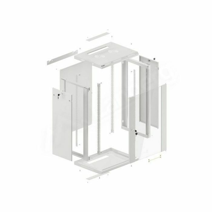 Armoire Murale Rack Lanberg WF01-6418-10S 0 Armoire Murale Rack Lanberg WF01-6418-10S 0