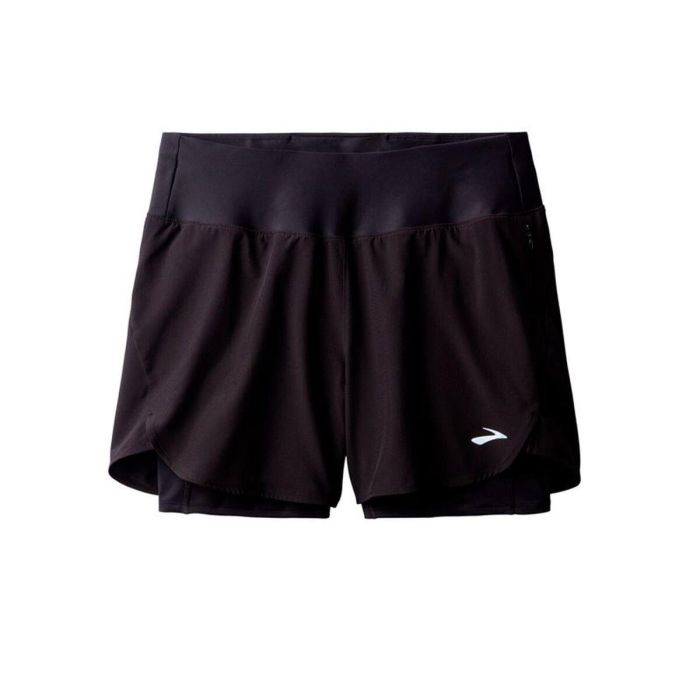 Short de Sport pour Femme Brooks Chaser 5" 2-In-1 20 Noir 44 4 Short de Sport pour Femme Brooks Chaser 5" 2-In-1 20 Noir 44 4