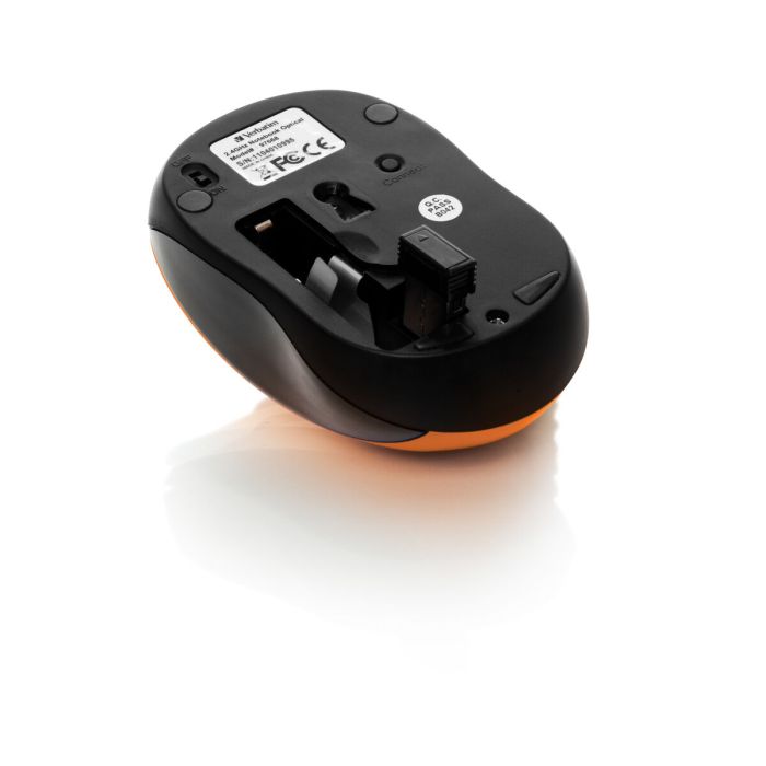 Souris Optique Verbatim GO NANO Orange 2 Souris Optique Verbatim GO NANO Orange 2