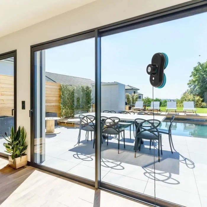 Eziclean Robot Nettoyeur de Vitres WINDOBOT S1 One - 72 W - 72 dB - Câble 5 m - Noir 4