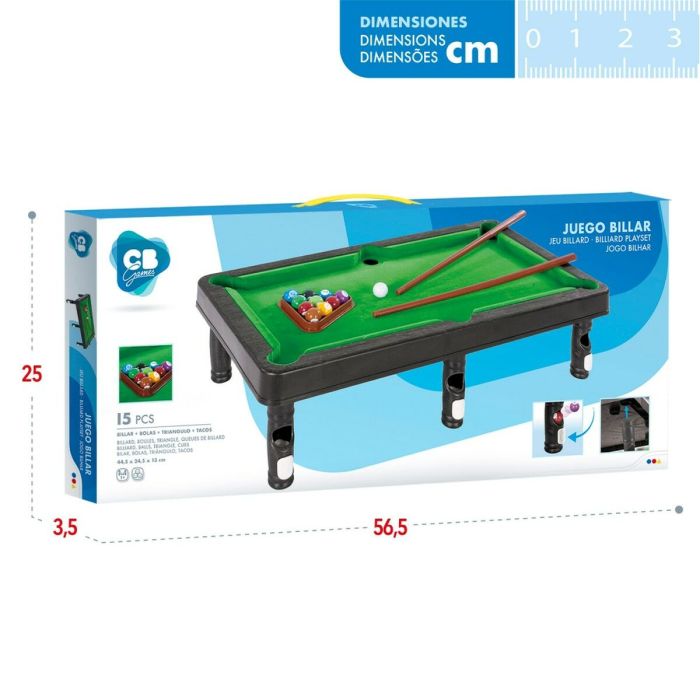 Billard CB Games 44,5 x 13 x 24,5 cm (12 Unités) 1