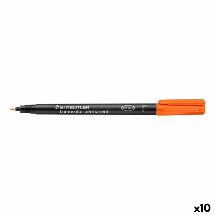 Marqueur permanent Staedtler 318-4 Orange 0,6 mm 10 Pièces (10 Unités) 9