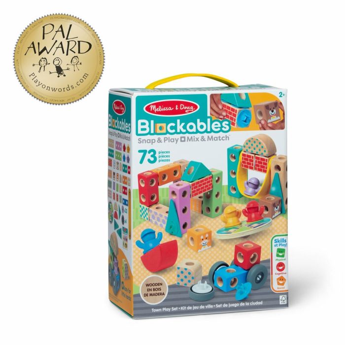 Set de construction Melissa & Doug Blockables 73 Pièces 8