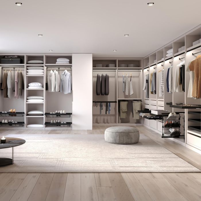 Emuca Kit de rangement de chaussures en métal avec cadre avec coulisses à fermeture souple pour armoire, réglable, module 800mm, Noir texturé 2