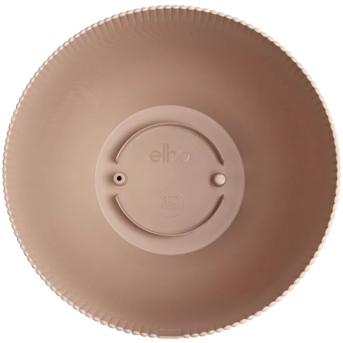 ELHO Sereh Rond 60 - Pot de fleur rond en plastique recyclé - 110 L - Ø 59 x H 51 cm - Marron - Intérieur/Extérieur ELHO Sereh Rond 60 - Pot de fleur rond en plastique recyclé - 110 L - Ø 59 x H 51 cm - Marron - Intérieur/Extérieur