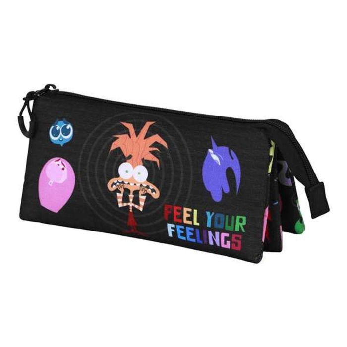 Trousse Fourre-Tout Triple Inside Out Noir