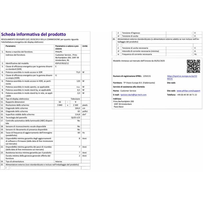 TV intelligente Philips 65PUS7810/12 4K Ultra HD 65" LED 3 TV intelligente Philips 65PUS7810/12 4K Ultra HD 65" LED 3