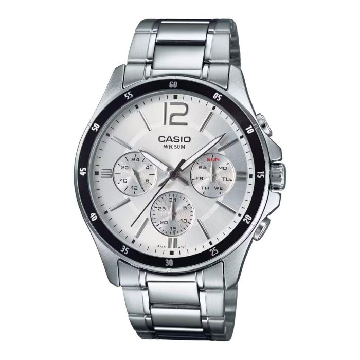 Montre Homme Casio MTP1374D7AVDF Blanc (Ø 47 mm)