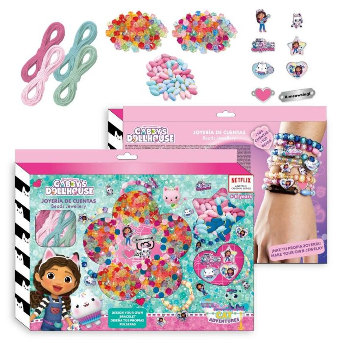 Kit de création de bracelets et colliers Gabby's Dollhouse Multicouleur 0 Kit de création de bracelets et colliers Gabby's Dollhouse Multicouleur 0