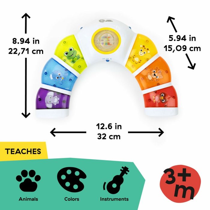 Cerceau d'activités pour bébés Baby Einstein Glow & Discover Light Bar Multicouleur 13