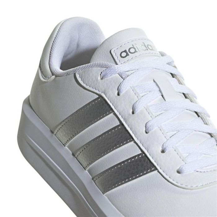 Baskets Casual pour Femme Adidas Court Platform Blanc 2