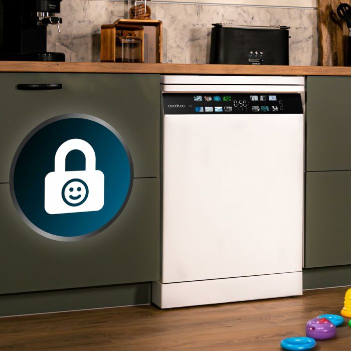 Lave-vaisselle Cecotec Bolero Aguazero 6700 B Blanc 4