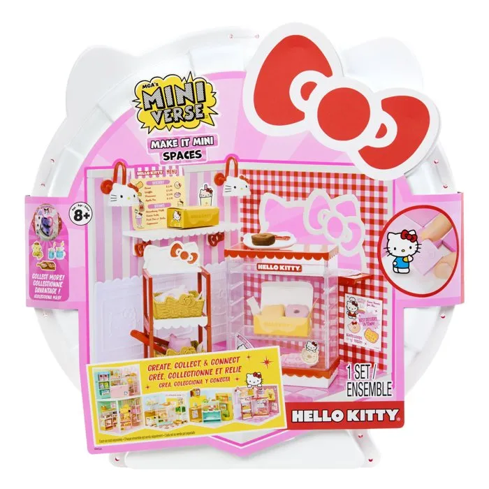 MGA's Miniverse - Make It Mini SANRIO Série 1 - Boutique Hello Kitty Miniature à Assembler - Dès 8 Ans MGA's Miniverse - Make It Mini SANRIO Série 1 - Boutique Hello Kitty Miniature à Assembler - Dès 8 Ans