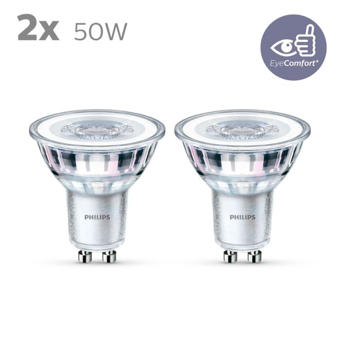 Lampe LED Philips 4,6 W GU10 Blanc F (2700 K) 7