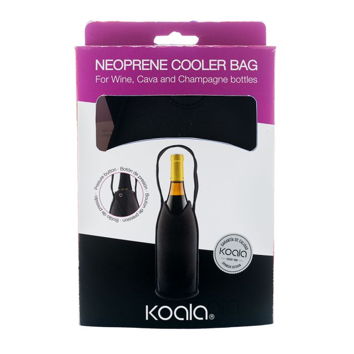 Refroidisseur de Bouteilles Koala Nature Noir 21 x 9 cm Polyester (6 Unités) 3 Refroidisseur de Bouteilles Koala Nature Noir 21 x 9 cm Polyester (6 Unités) 3