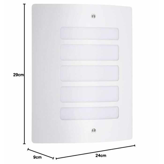 Applique Murale Brilliant Todd Blanc Métal Plastique 60 W E27 2 Applique Murale Brilliant Todd Blanc Métal Plastique 60 W E27 2