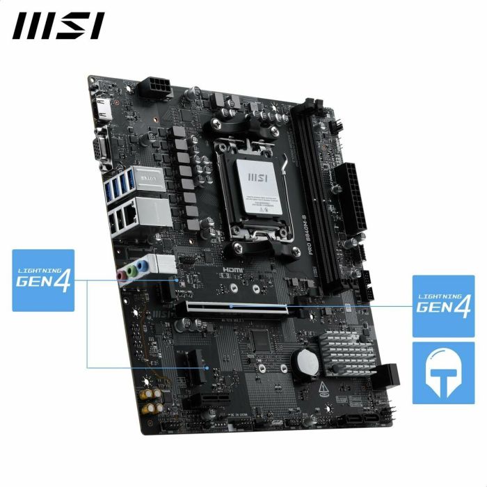 Carte Mère MSI PRO B840M-B AMD AM5 AMD 3
