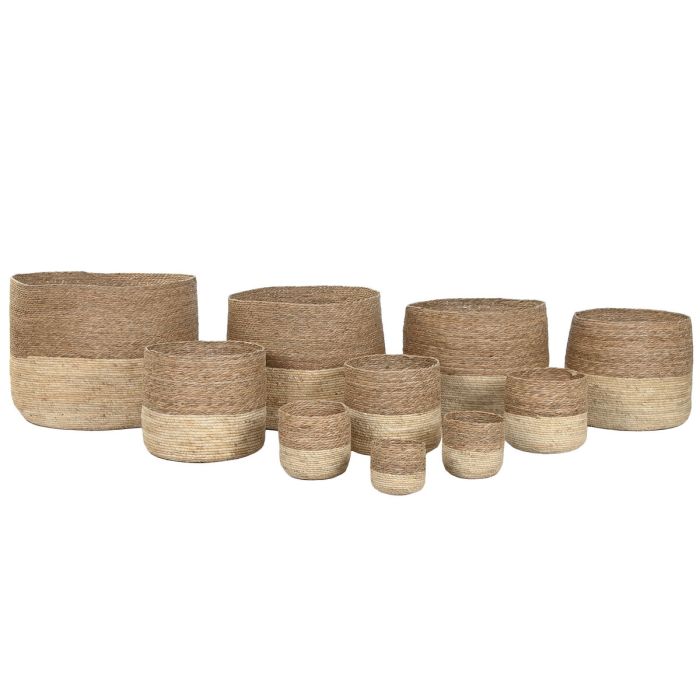 Cache-pot Home ESPRIT Bicolore Fibre Urbaine 1 Cache-pot Home ESPRIT Bicolore Fibre Urbaine 1