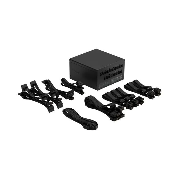 Fractal Design Ion 3 Gold 1000W Black, Alimentation PC 1000W ATX12V 3.1, Full Modulaire, 80 PLUS Gold, Connecteur PCIe Gen 5, Ventilateur 140 mm FDB, Garantie 10 ans