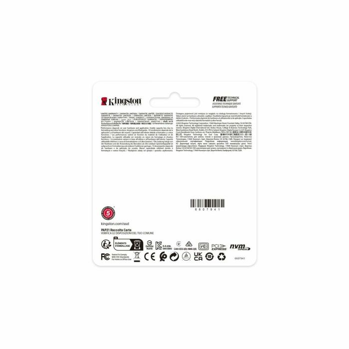 Disque dur Kingston SNV3SM3/1T0 1 TB SSD 1 Disque dur Kingston SNV3SM3/1T0 1 TB SSD 1