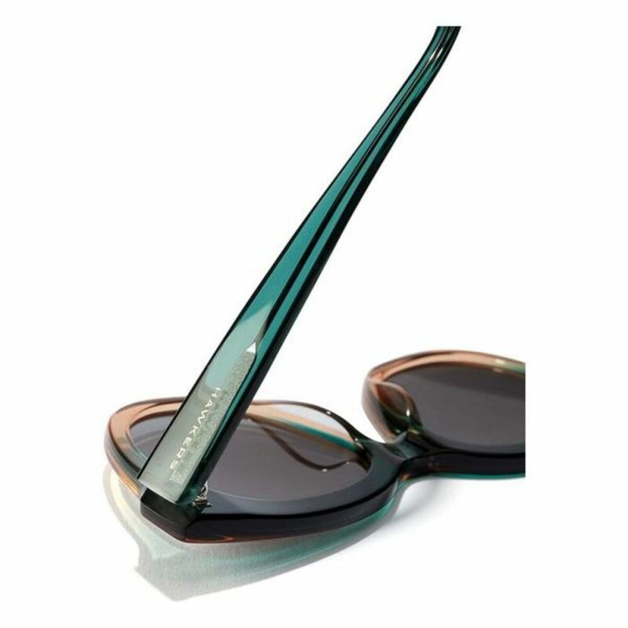 Lunettes de soleil Femme Audrey Hawkers Vert Doré 2