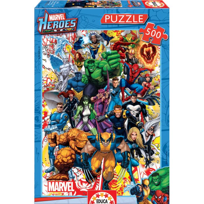Puzzle Marvel Heroes Educa 500 Pièces 8