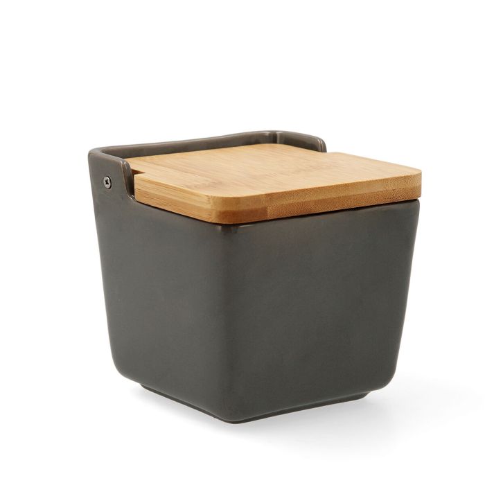 Salière avec couvercle Quid Tu Y Yo Céramique Gris 12 x 12 cm 0 Salière avec couvercle Quid Tu Y Yo Céramique Gris 12 x 12 cm 0
