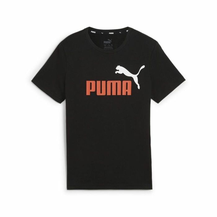 T shirt à manches courtes Enfant Puma Essentials+ 2 Col Logo 060-caramel