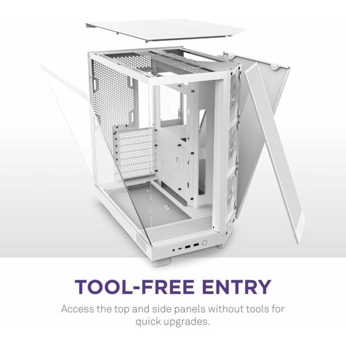 Boîtier ATX semi-tour NZXT CC-H61FW-R1 Blanc 25 Boîtier ATX semi-tour NZXT CC-H61FW-R1 Blanc 25