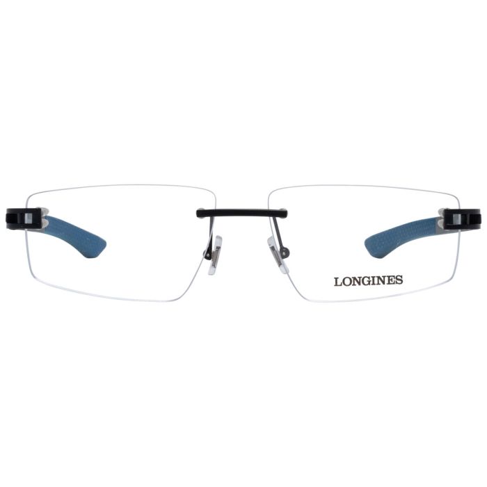 Monture de Lunettes Homme Longines LG5007-H-56002 Noir ø 56 mm 9 Monture de Lunettes Homme Longines LG5007-H-56002 Noir ø 56 mm 9
